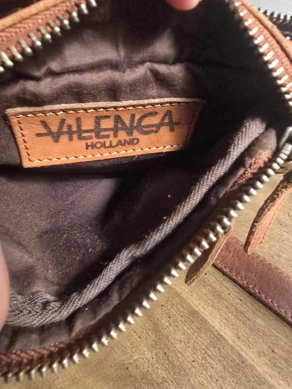 Woven Leather Crossbody Belt Bag - Brown